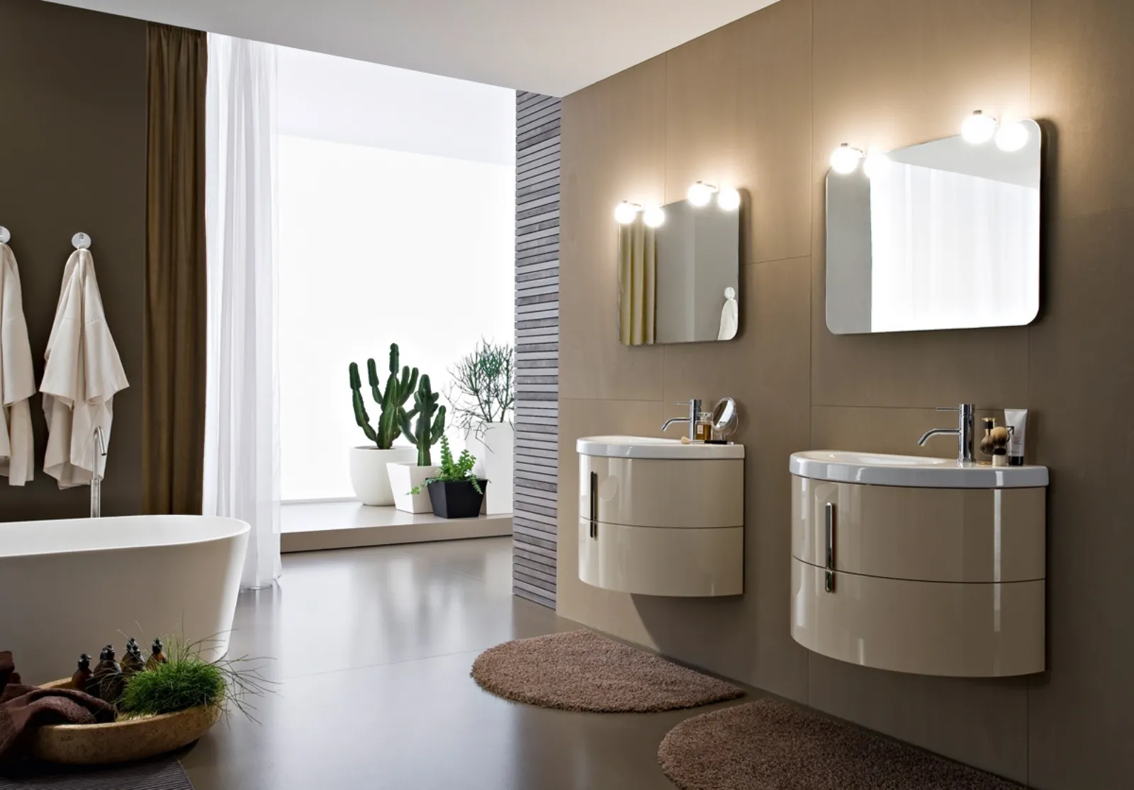 Doppio lavabo