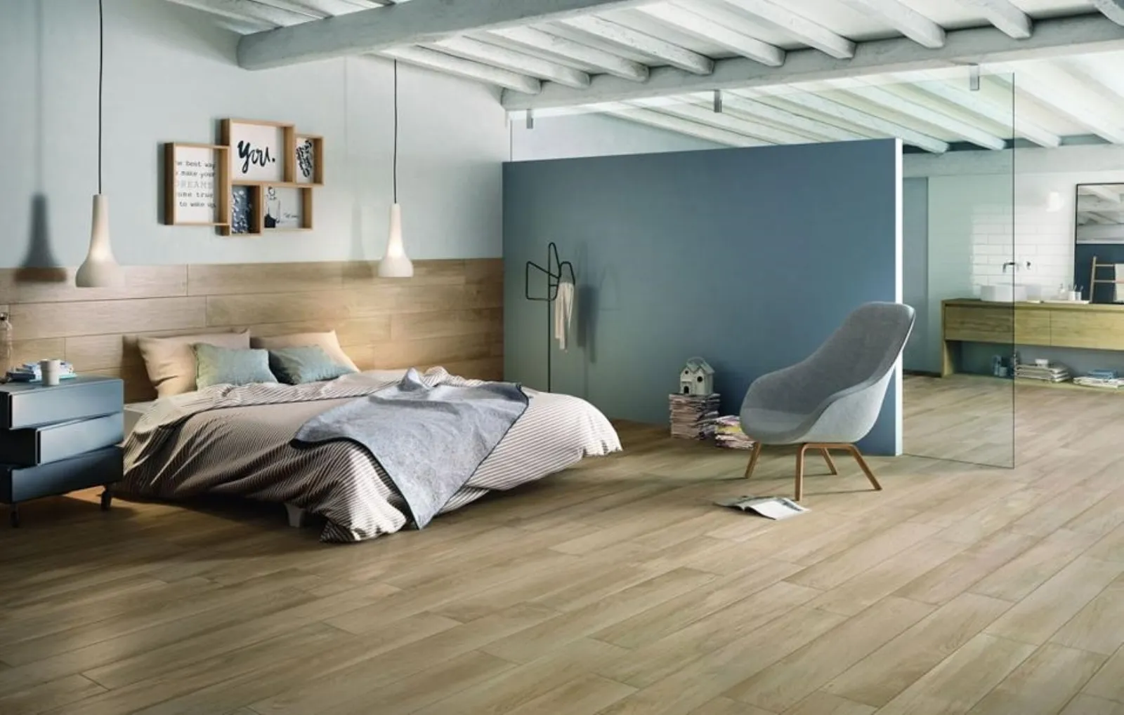 Pavimento finto parquet