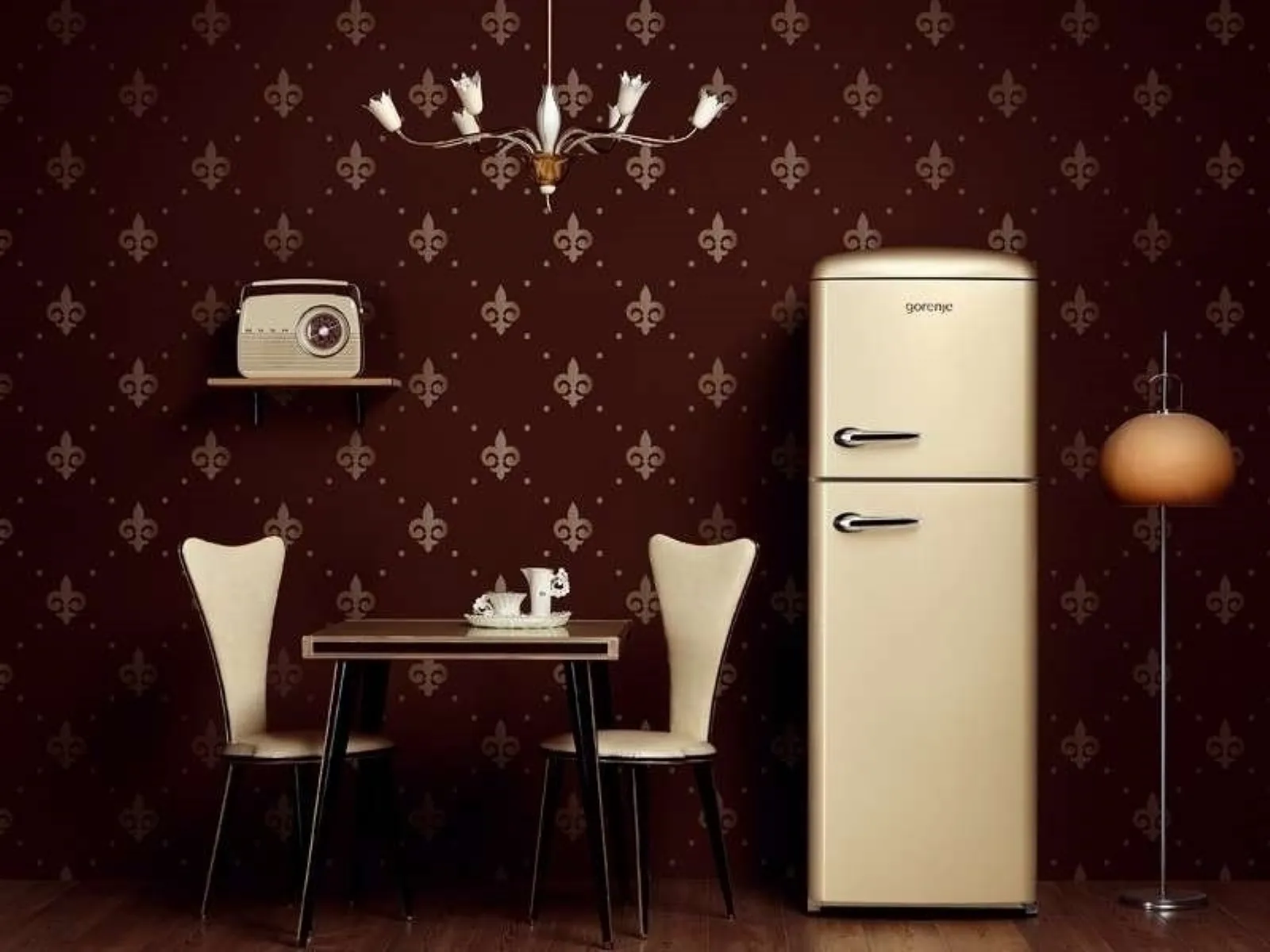 Frigorifero vintage, il look rétro entra in cucina frigoriferi Dispensa anni 50