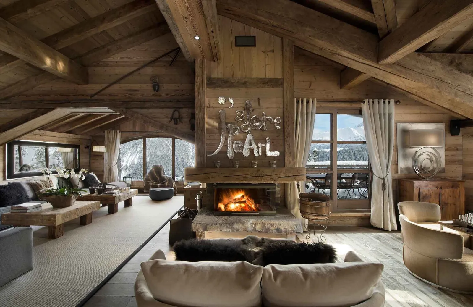 Idee per larredo casa in montagna progettazione casa Case di montagna interni arredamento