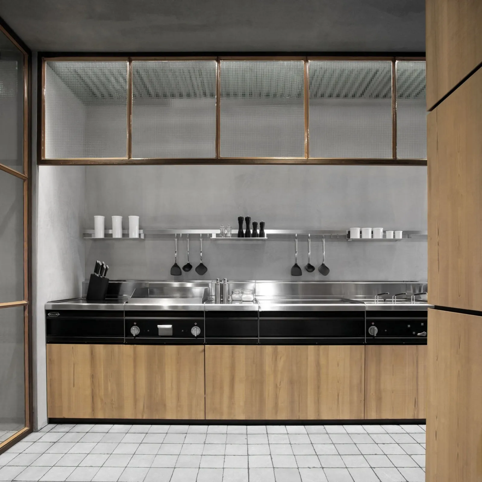 Il legno massello di minacciolo cucine moderne Cucine in legno massello moderne