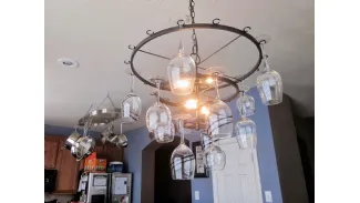 lampadari fai da te in legno