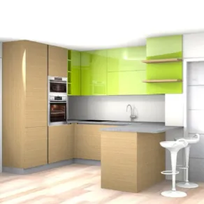 angolo cucina disegnato con 3Cad