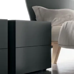 Comodino laccato in legno FILNOX By Caccaro