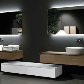 Esempio d’illuminazione bagno dal design moderno