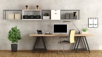 Esempio di home office ben organizzato 