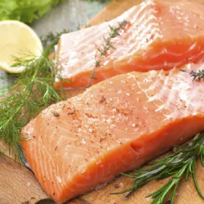 tagliere per salmone