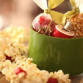 elementi per ghirlanda con pop corn