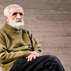 Ritratto del designer Enzo Mari, scomparso lo scorso anno e vincitore del premio alla carriera nel 2011