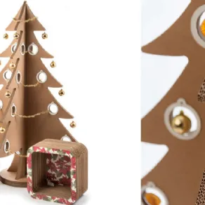 Idee originali per un albero di Natale moderno