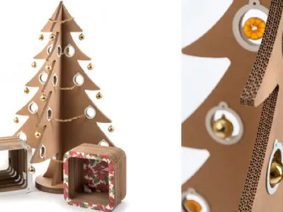 Idee originali per un albero di Natale moderno