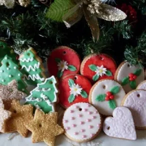 biscotti per decorare l'albero