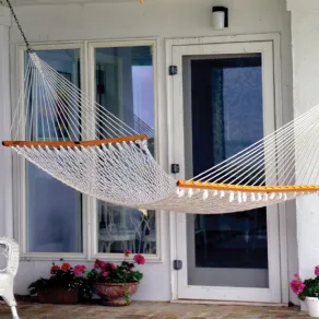Un comoda amaca da giardino