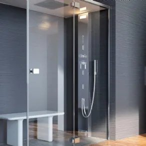 Cabina doccia idromassaggio Noor Steam di Glass1989