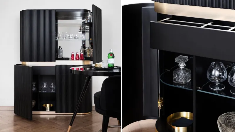 Tiffany di Dom Edizioni: un mobile bar protagonista
