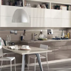 Cucina laccata Motus di Scavolini