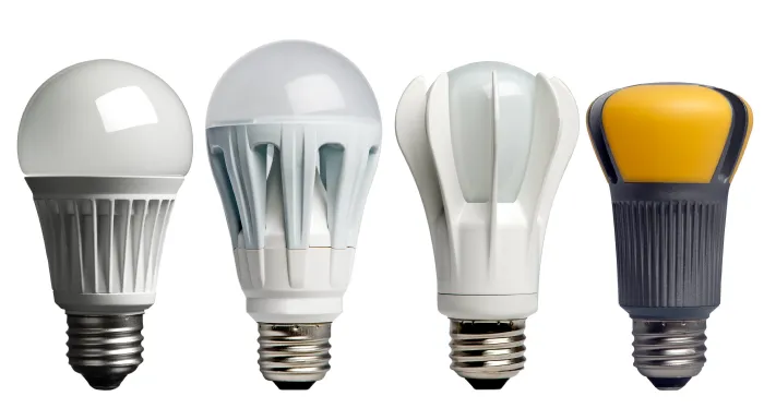 Diversi tipi di lampade led