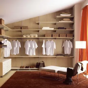 Cabina armadio per mansarda