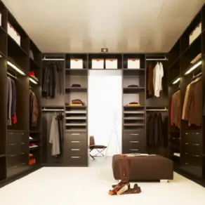 Cabina armadio con arredi ikea