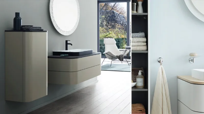 Mobile bagno a colonna moderno  Happy D.2 Plus di Duravit