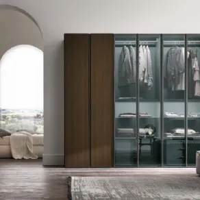 Arredo componibile in vetro Metropolis di Tomasella