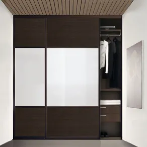 Armadio elegante scorrevole in legno