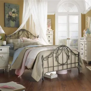 Camera da letto in stile country inglese