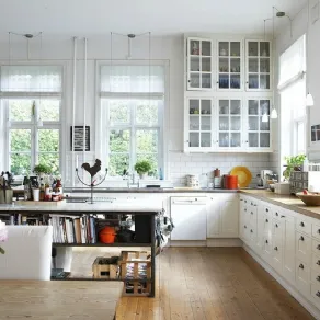 Cucina in stile country americano