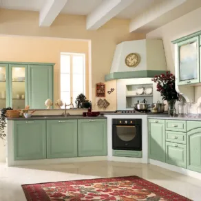 cucina in stile country provenzale