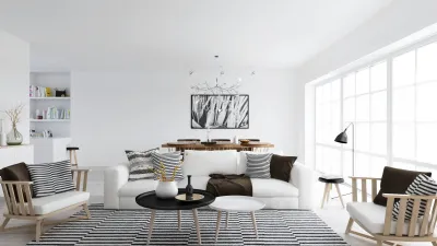 living in stile nordico atdesign