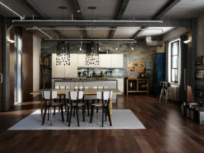 arredo in stile industriale