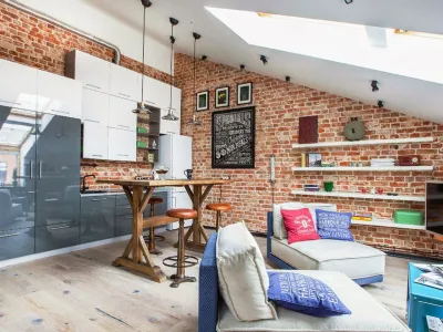 interno monolocale moderno