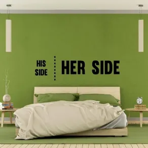 stickers testiera letto