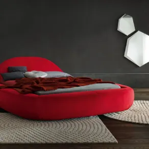 La zona notte in rosso
