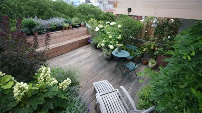 New York roof terrace garden