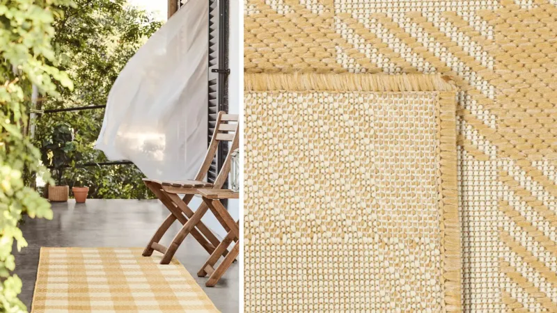 Tappeto per esterni Gingham di Rugvista