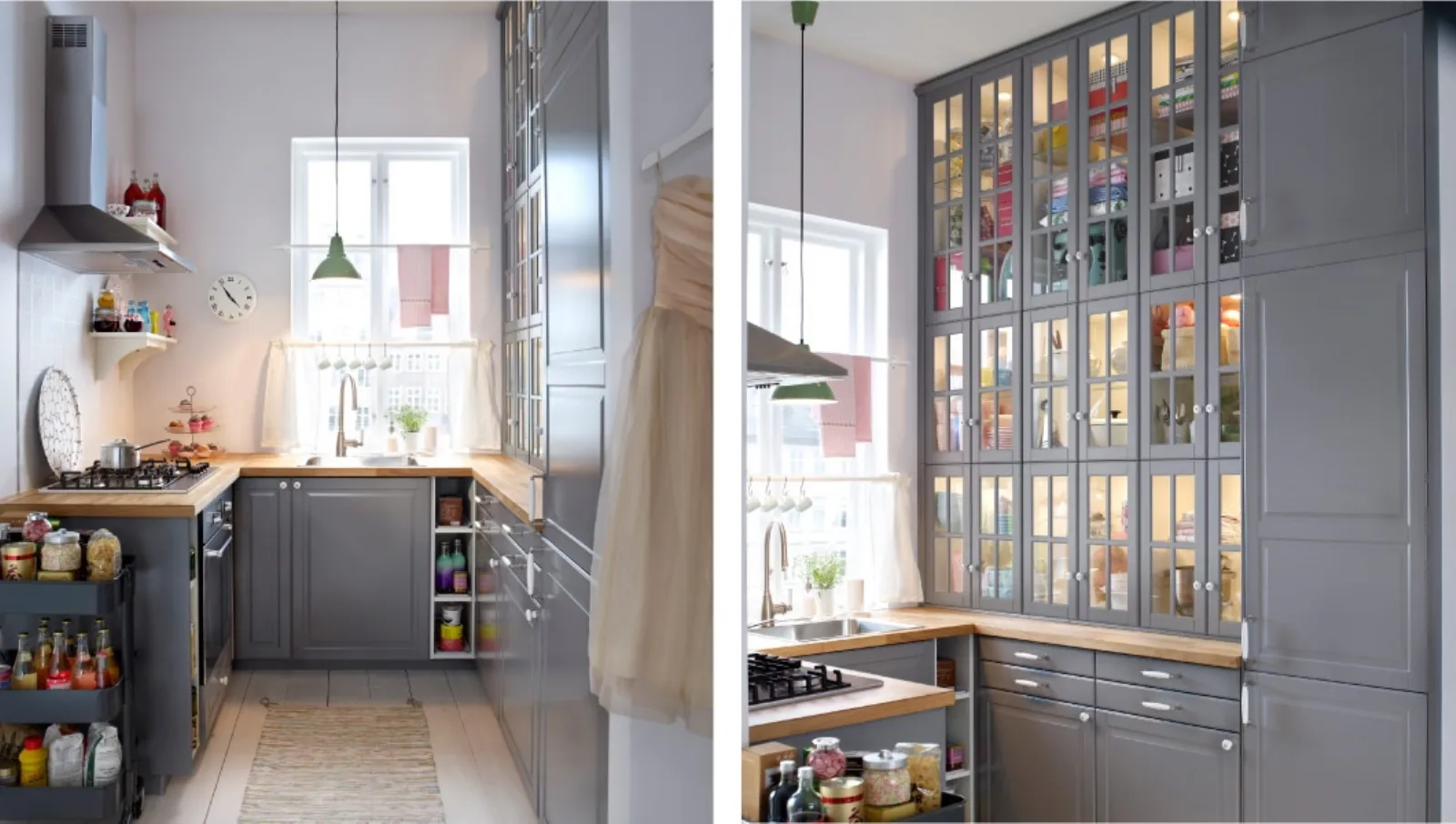 Il cassetto per lo zoccolo consente di sfruttare al meglio lo spazio nelle  cucine piccole