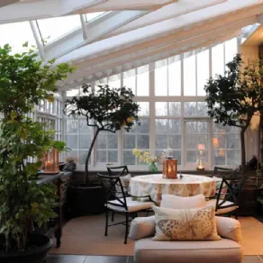La veranda diventa un vero e proprio living