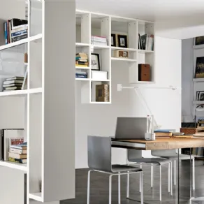 Esempio di libreria modulabile modello LagoLinea di Lago