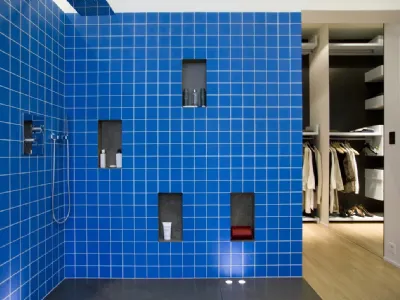 Arredo bagno in muratura, anche in stile moderno