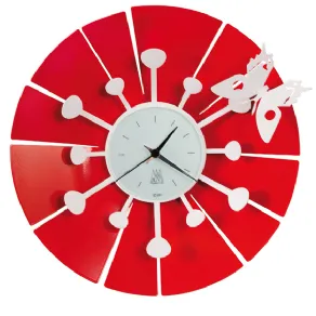 orologio rosso Arti & Mestieri