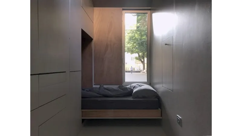 Una micro-casa su ruote