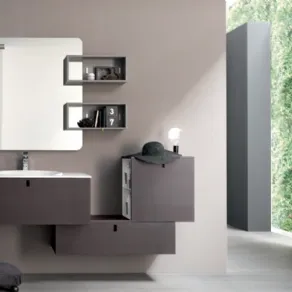Comp. TR 30, metal Madreperlato - Oxford - Maniglia Incasso - TURCHESE System  © Artesi 