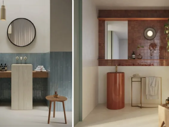 Marazzi - Collezione Resin, listelli e mosaici in gres