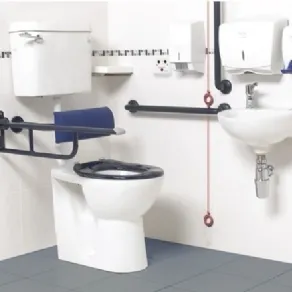 Zona bagno a norma.