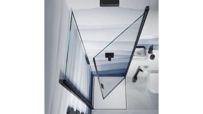 Cabina doccia con porta battente di Relax