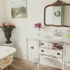 Bagno shabby chic idee