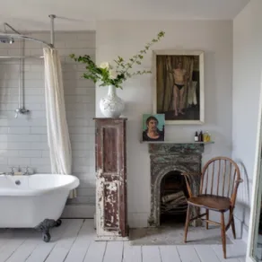 Arredare bagno shabby chic