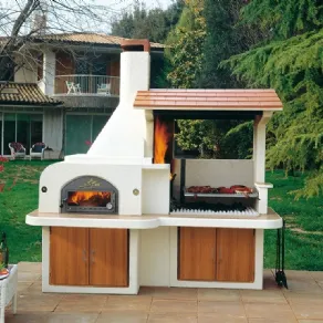 Barbecue in muratura da giardino