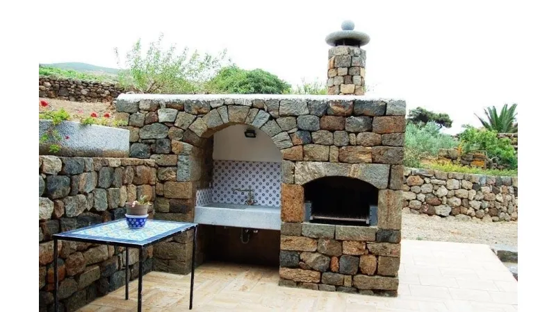 Barbecue in pietra